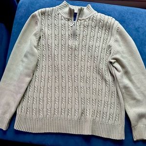 XL Karen Scott half zip sweater.